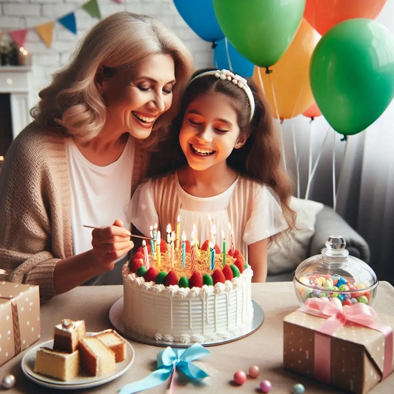 з Днем народження онучці