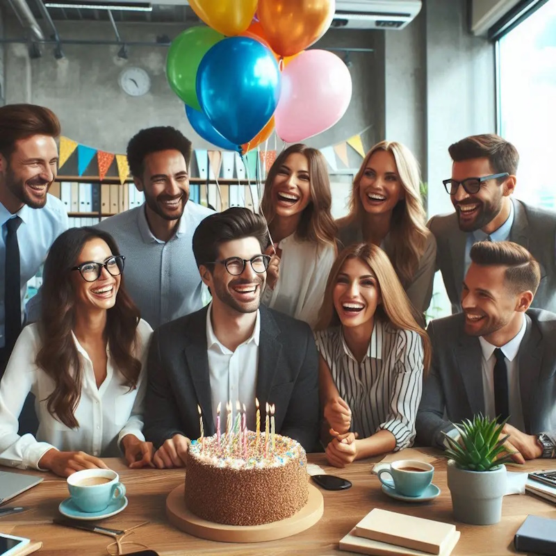 з Днем народження колезі