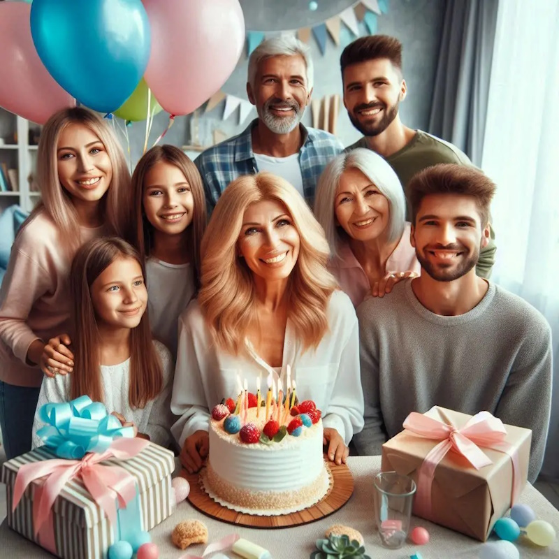 з Днем народження тітці