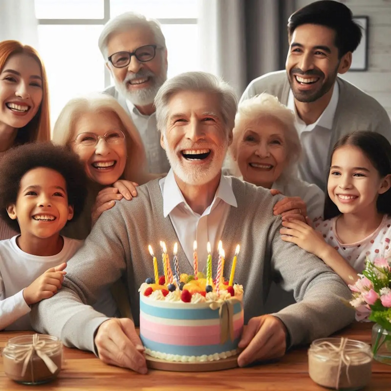 з Днем народження дідуся