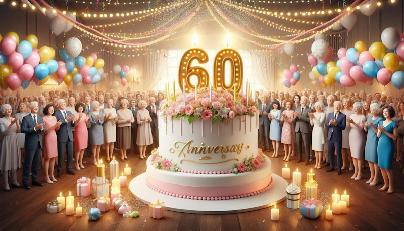 привітання з ювілеєм 60 років