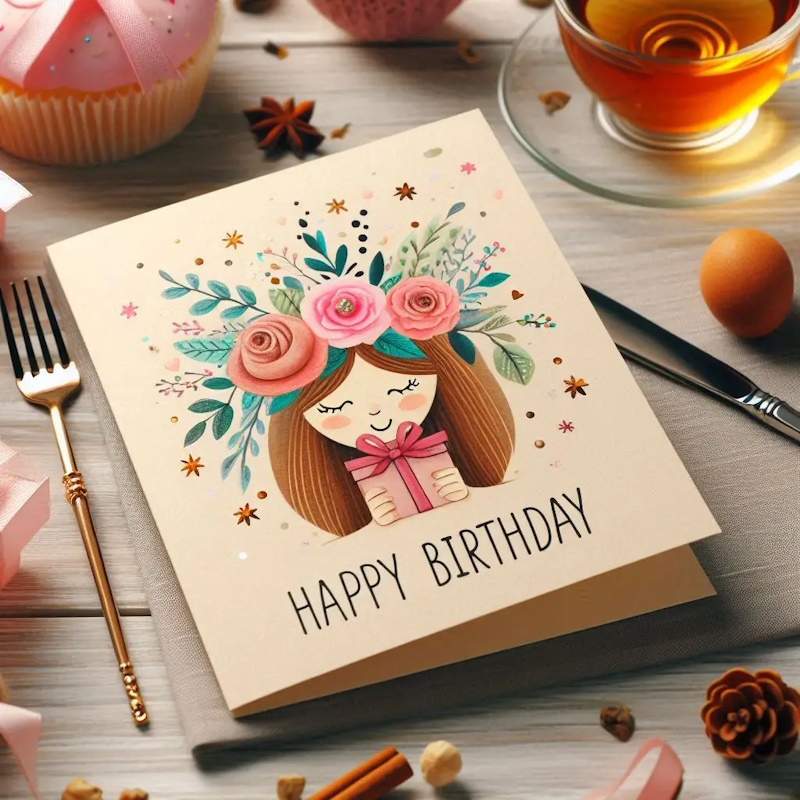 з Днем народження жінці