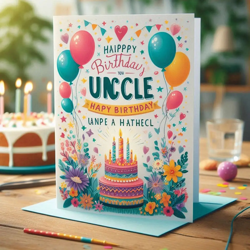 з Днем народження дядькові