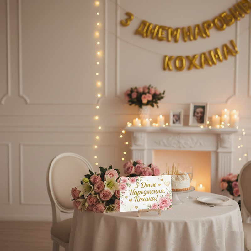 з днем народження коханій дівчині