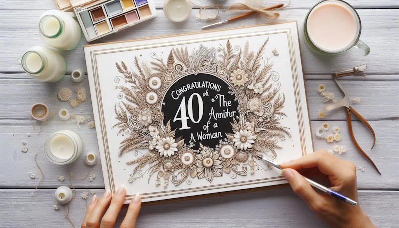 привітання з 40 річчям жінці