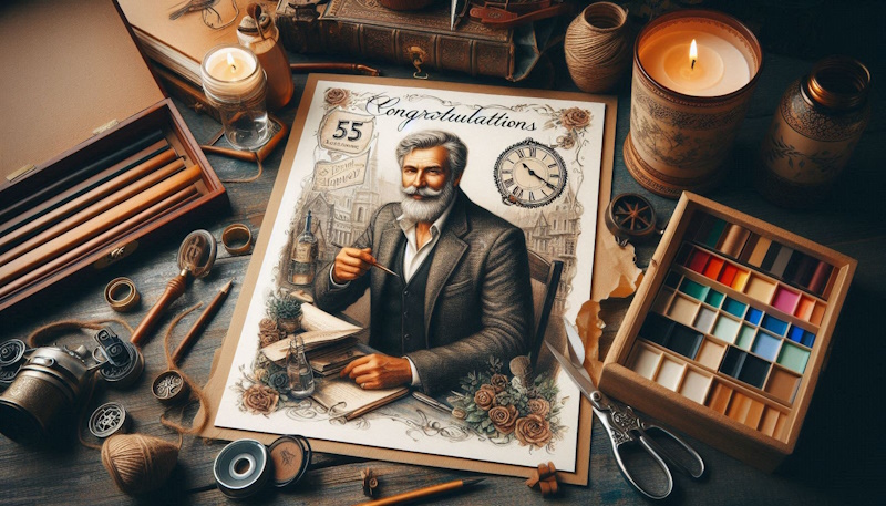 привітання з 55 річчям мужчині