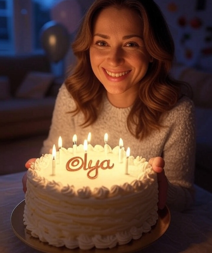 З днем народження Оля