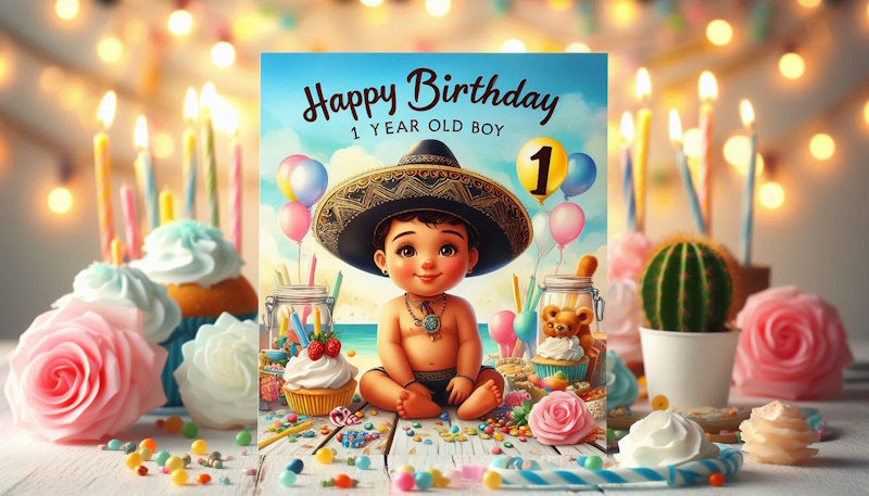 з днем народження 1 рік хлопчику