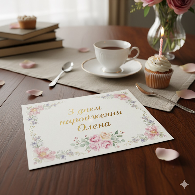 З днем народження Олена