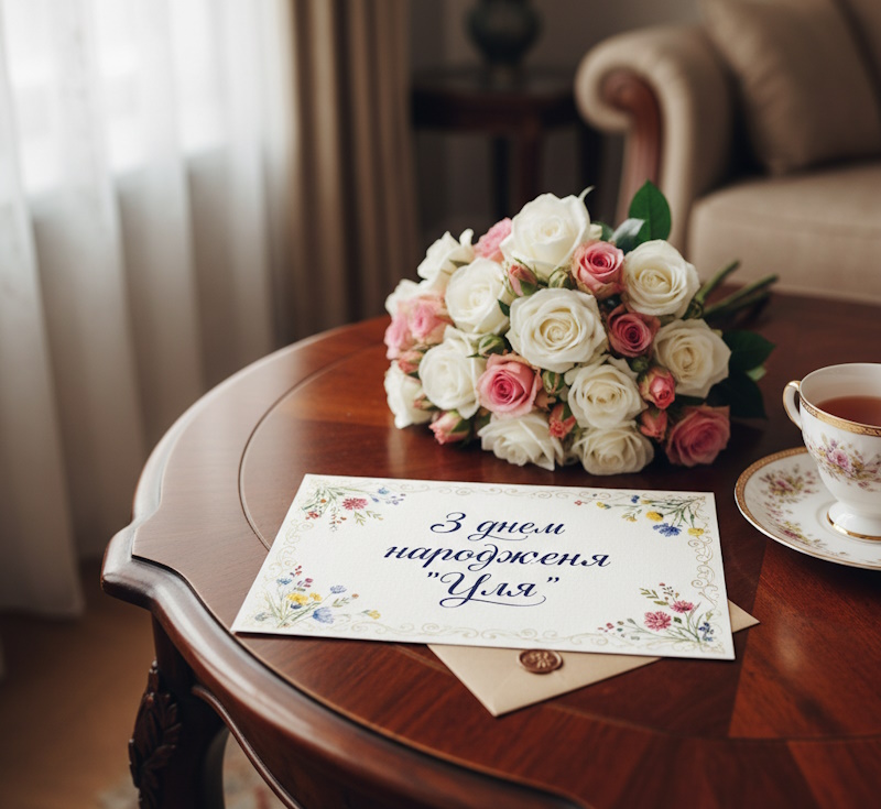 З днем народження Юля