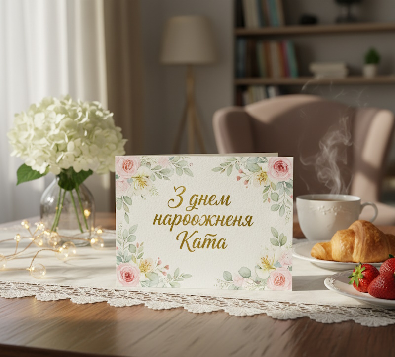 З днем народження Катя