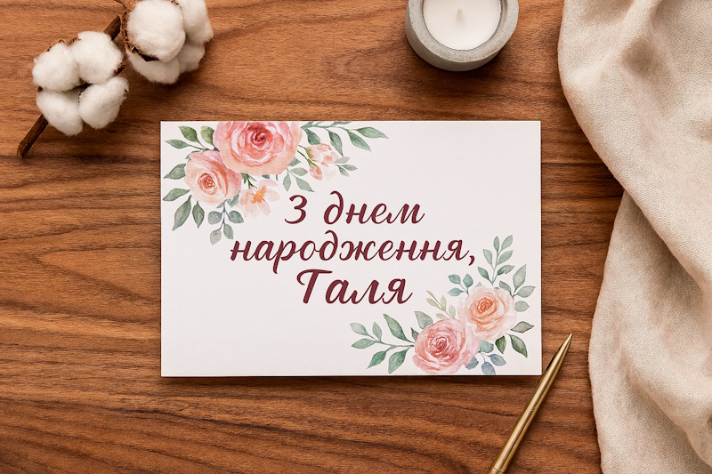 З днем народження Галя