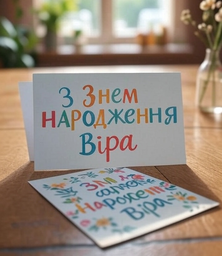 З днем народження Віра