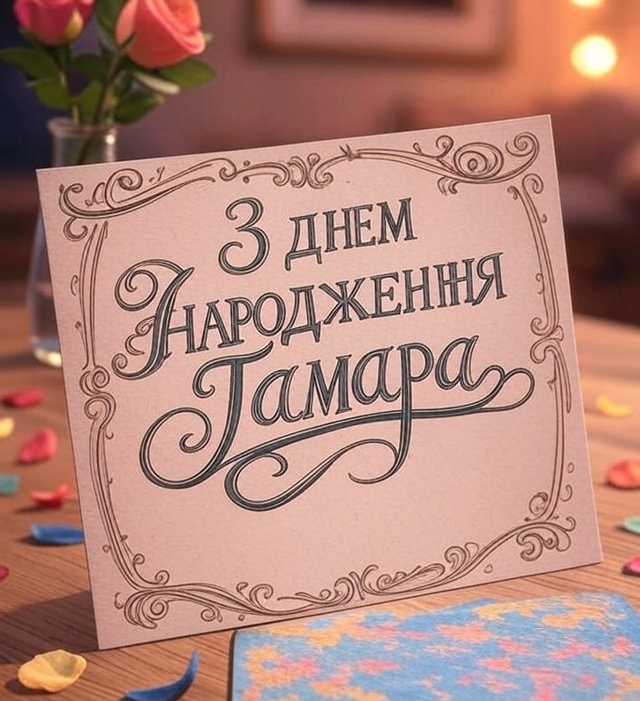 З днем народження Тамара