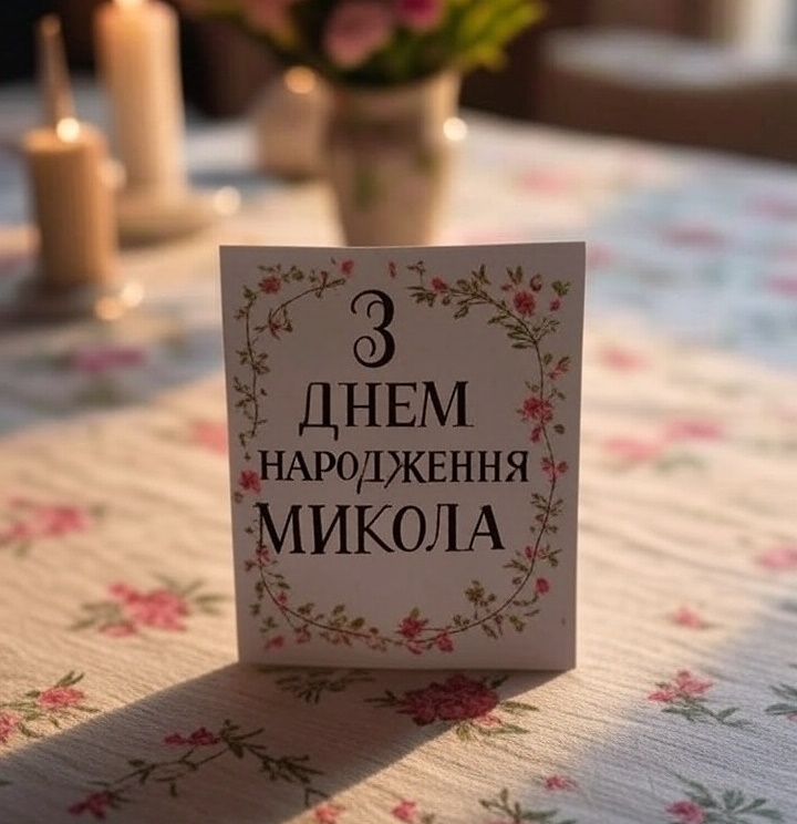 З днем народження Микола