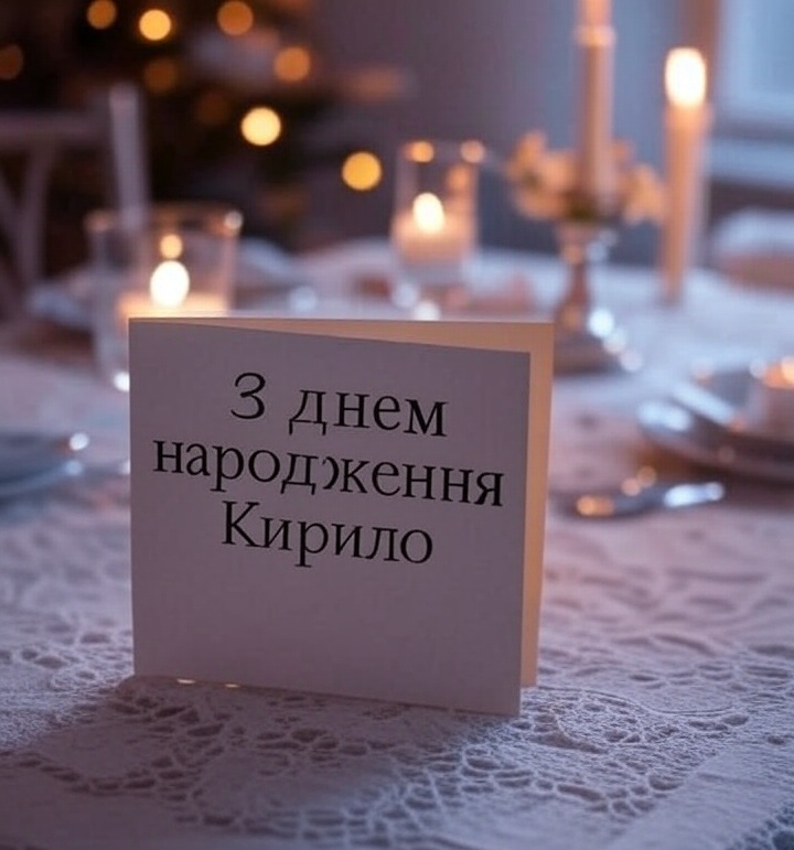 З днем народження Кирило