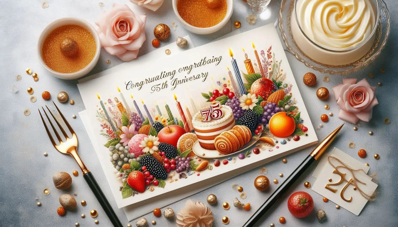 привітання з ювілеєм 75 років