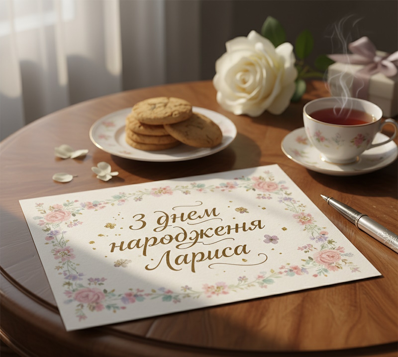 З днем народження Лариса