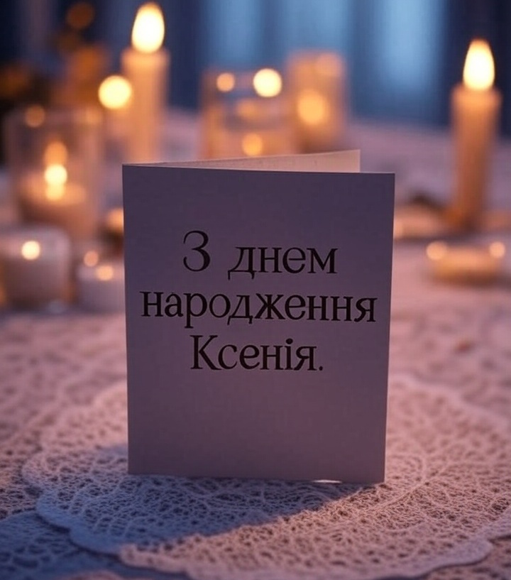 З днем народження Ксенія
