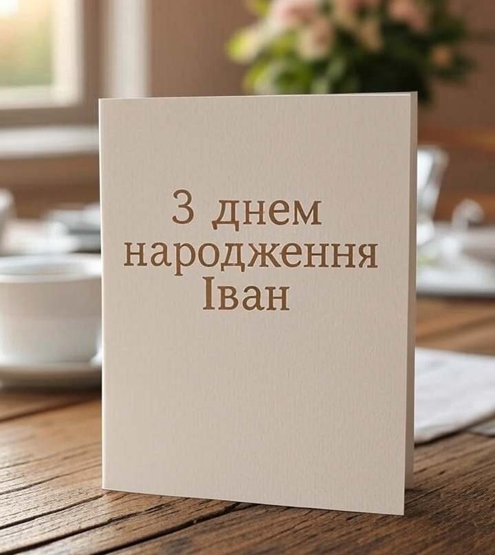 З днем народження Іван