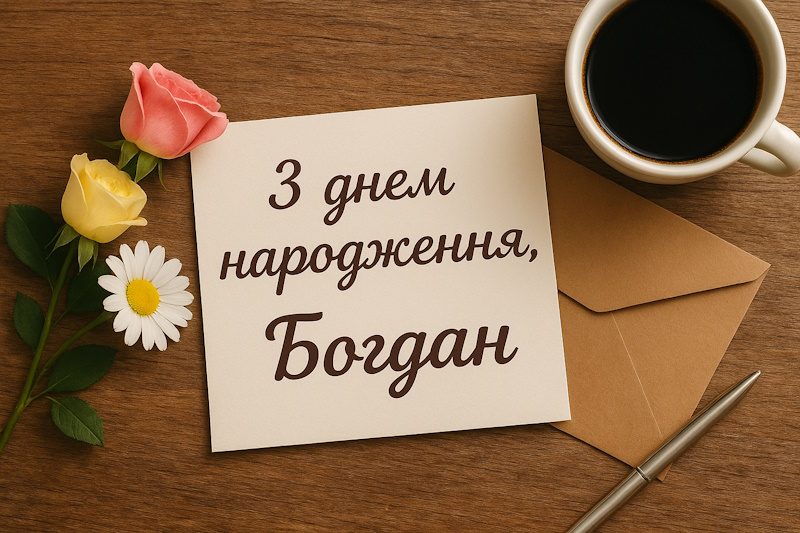 З днем народження Богдан