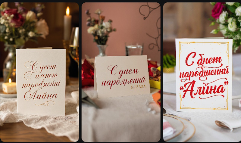 З днем народження Аліна