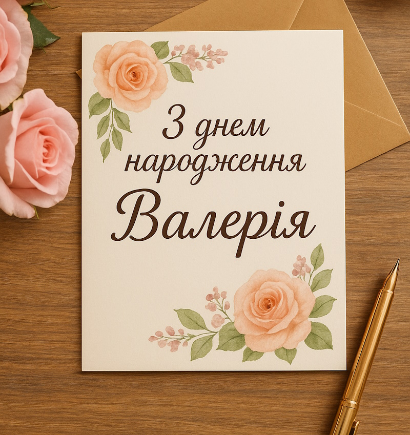 З днем народження Валерія