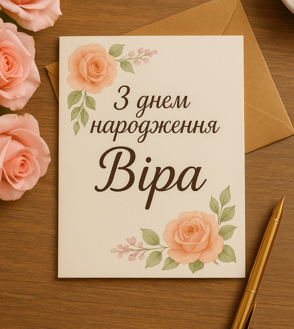 З днем народження Віра