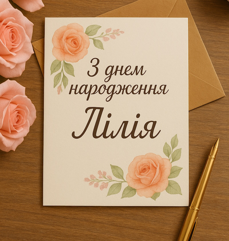 З днем народження Лілія