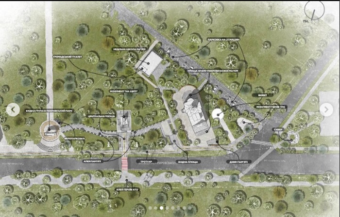 Парк «Покровський» ірпінь Карта